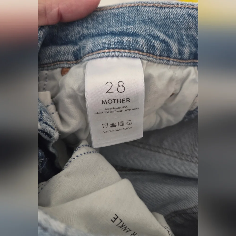 Mother The‎ Insider Ankle Denim Bloom And Doom Jeans - Picture 8 of 10